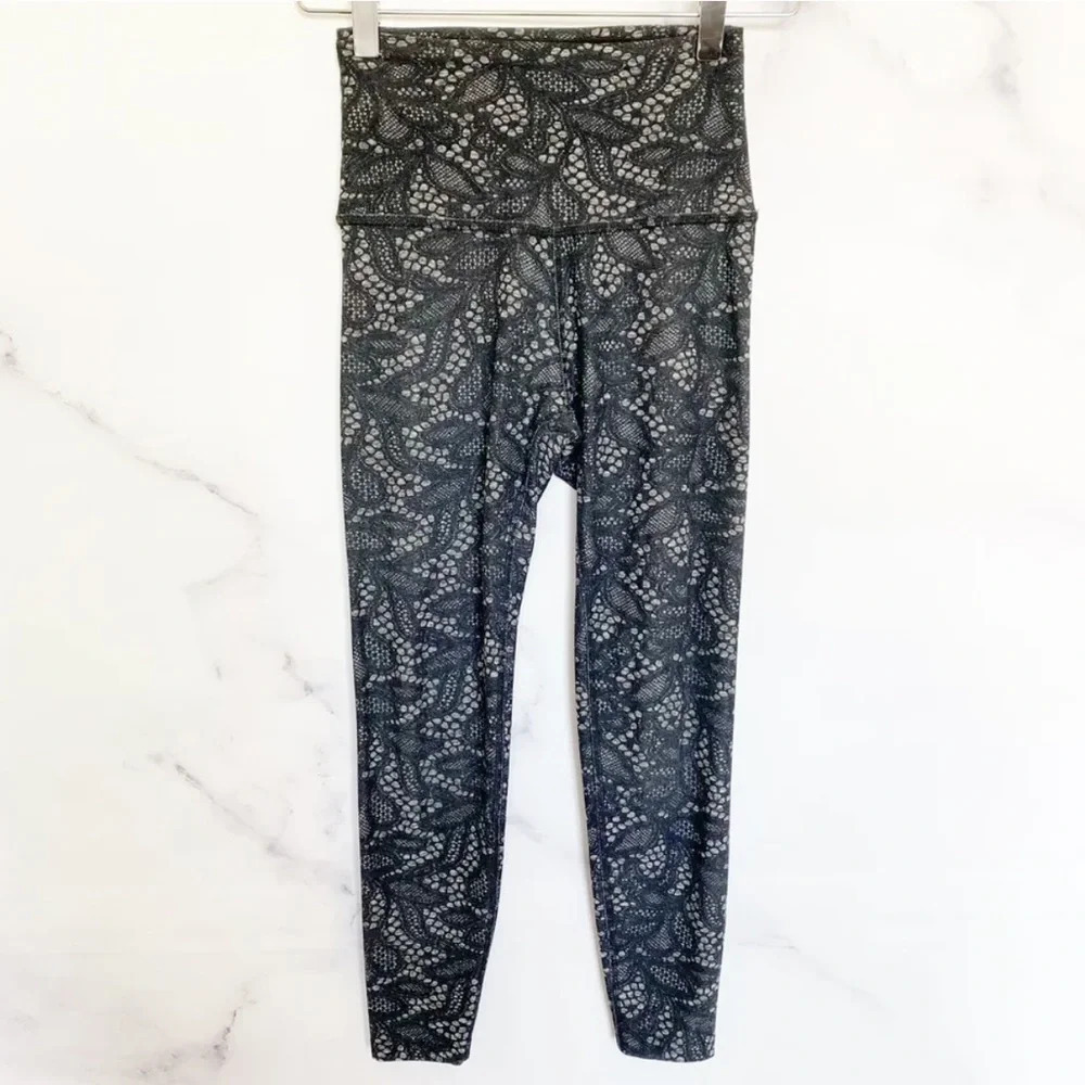 Beyond Yoga Olympus High Waisted Phantom Lace Midi‎ Legging